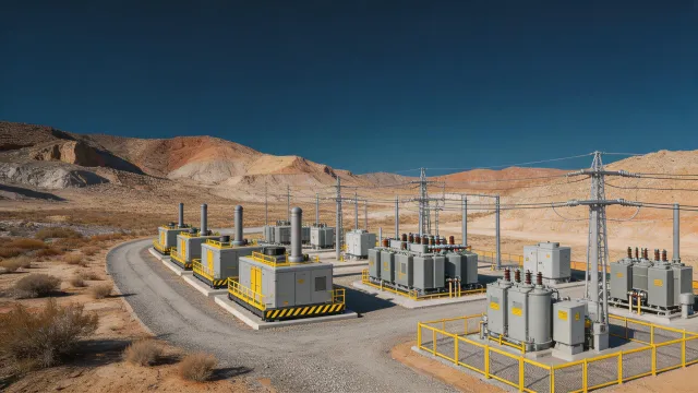 Remote mine power plant