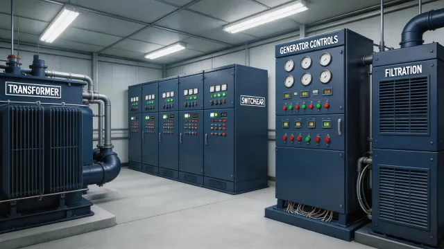 Industrial power room
